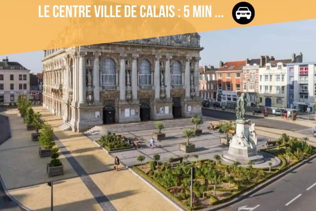 Le Clemenceau Appart-Calais Nord-Balcon-Plage Εξωτερικό φωτογραφία